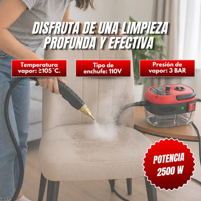 SteamMax™ Limpiador a Vapor + 8 Accesorios REGALO SOLO HOY